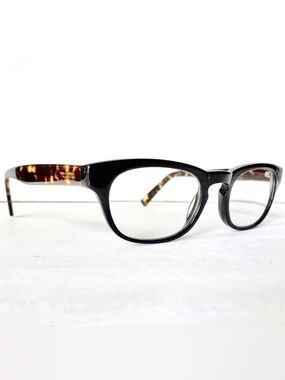 NEW +1.75 Acetate Reading Glasses Black Tortoise Acetate Unisex Bold Vintage